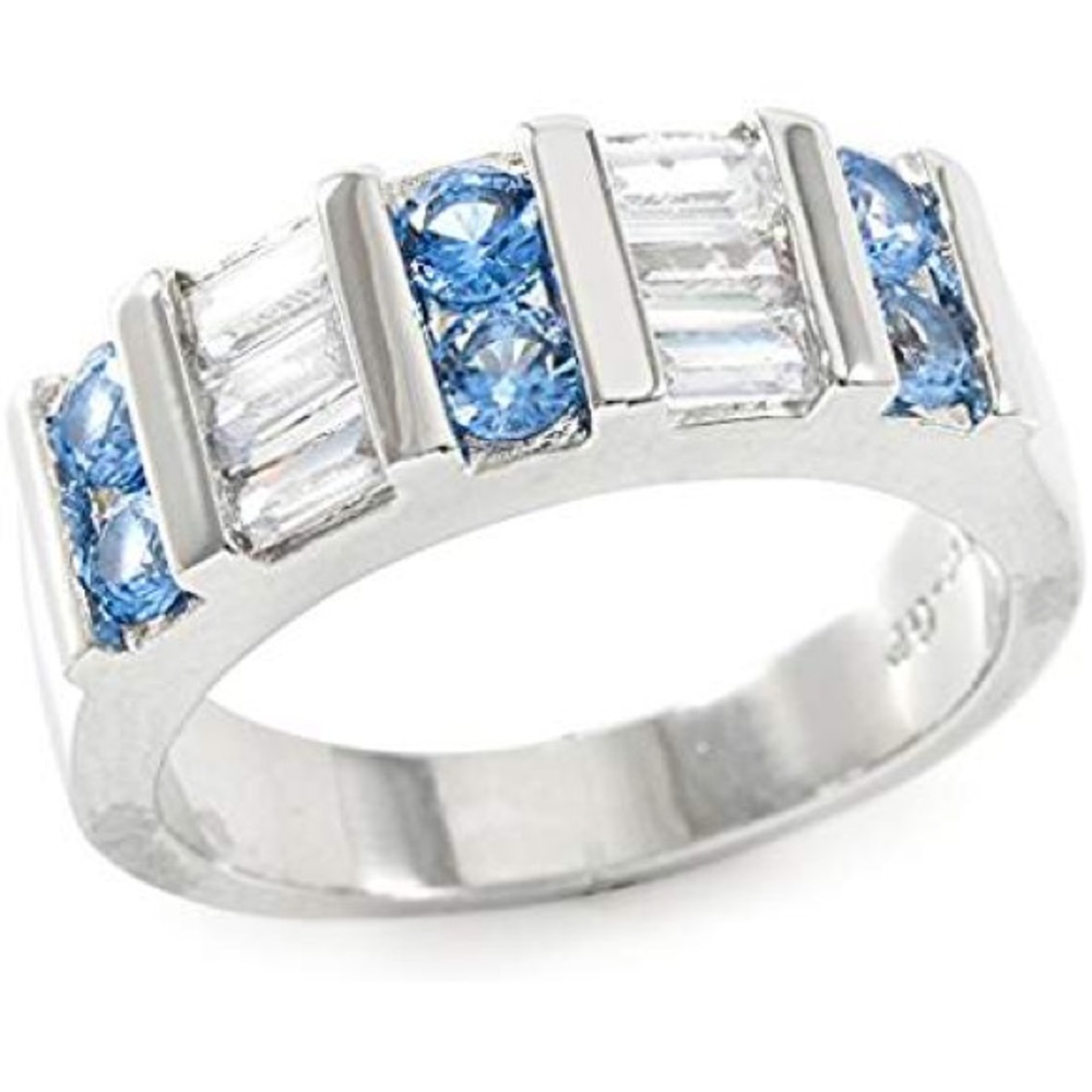 Glamouresq 18K Plated CZ Band Ring